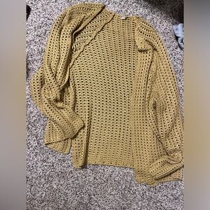 Wishlist golden cardigan